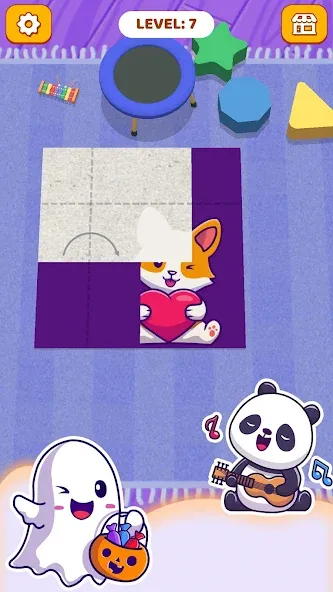 Paper Fold: Paper Puzzle 3D (Пейпер Фолд) [МОД Mega Pack] Screenshot 5