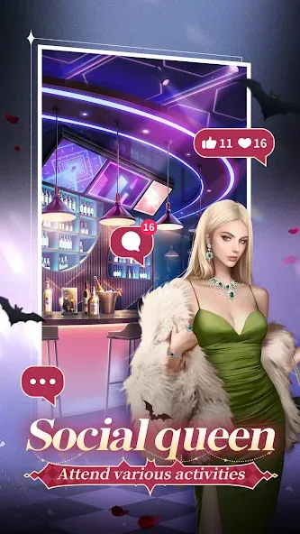 Twilight Kiss: Eternal Love (Вампир Хантер) [МОД Бесконечные монеты] Screenshot 4