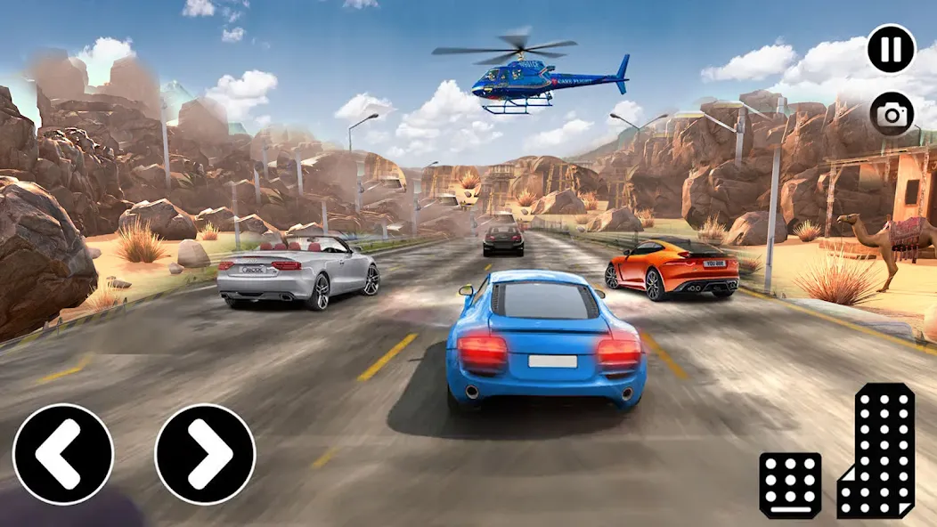 Car Highway Racing for Speed (Трафик Рейсер Трафик игры) [МОД Бесконечные монеты] Screenshot 2
