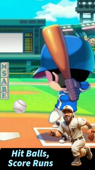 Baseball Letter Strike Homerun [МОД Много монет] Screenshot 1