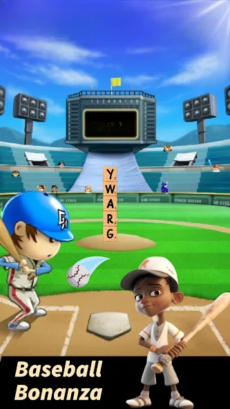 Baseball Letter Strike Homerun [МОД Много монет] Screenshot 4