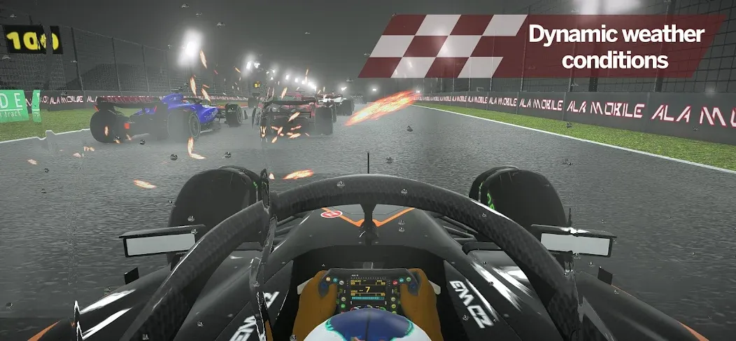 Ala Mobile GP - Formula racing (Ала Мобайл Гран При) [МОД Много монет] Screenshot 3