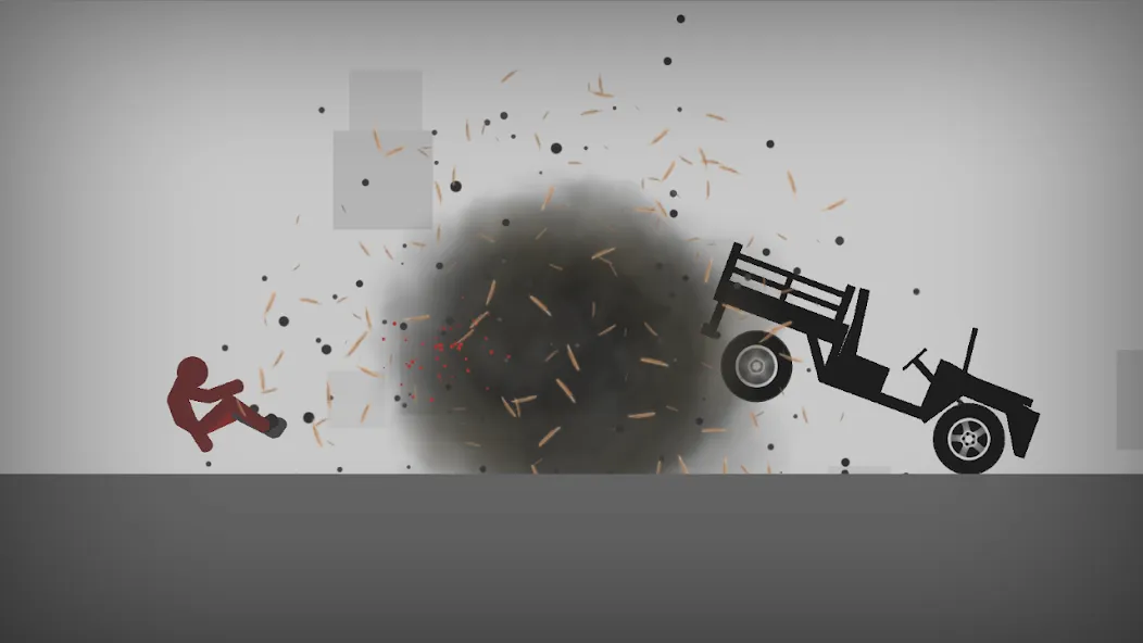 Stickman Dismounting (тикман Дисмаунтинг) [МОД Unlimited Money] Screenshot 1