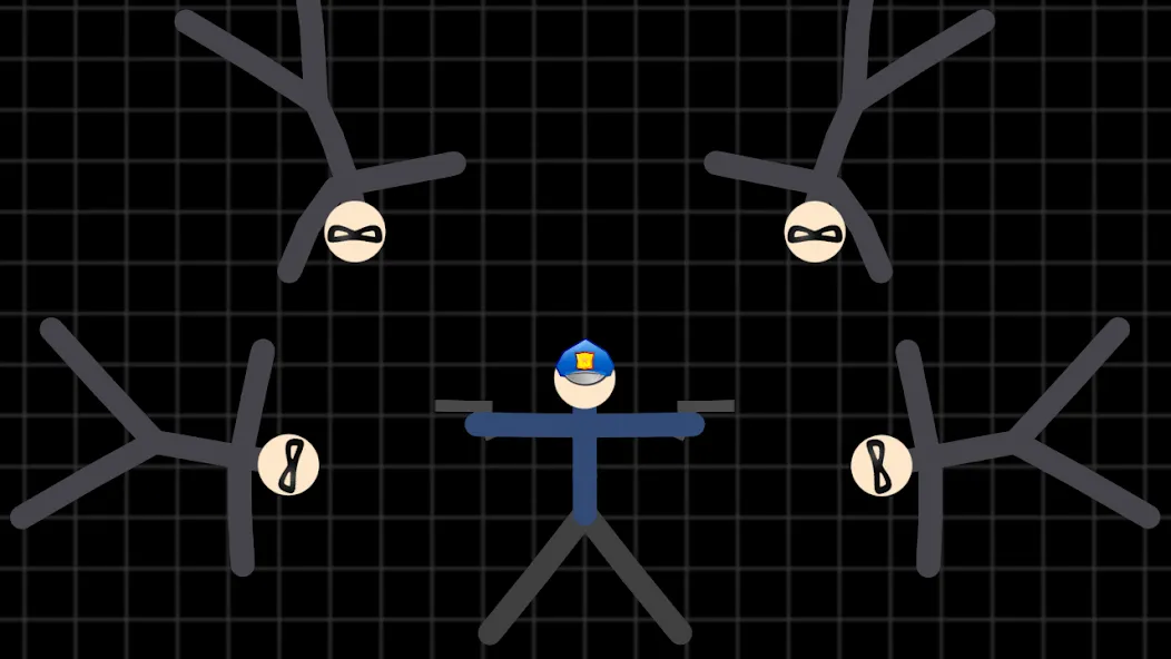 Stickman Warriors (Сткмен Вонсы) [МОД Все открыто] Screenshot 1