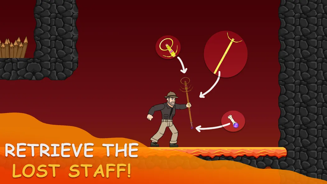Volcano Escape (Вулканическое бегство) [МОД Много денег] Screenshot 5