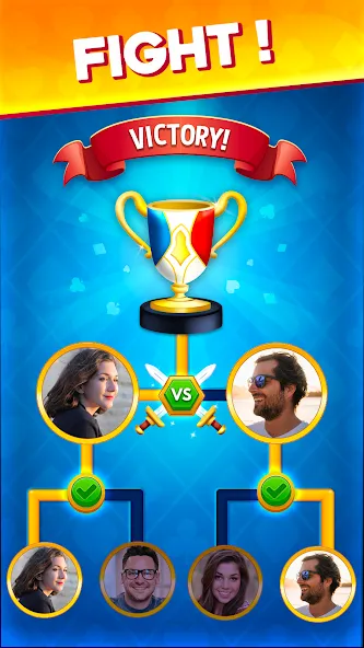 Belote & Coinche: le Défi [МОД Бесконечные монеты] Screenshot 4