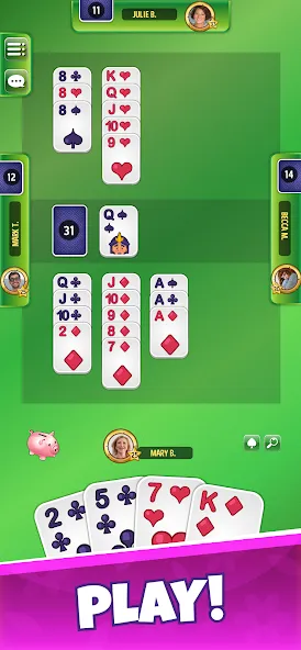 Burraco - Online, multiplayer (Буррако Итальяно) [МОД Unlocked] Screenshot 1