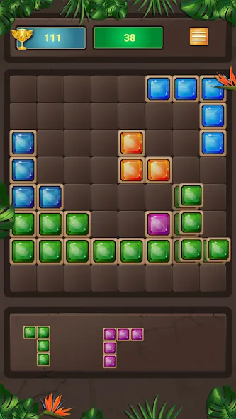Block Puzzle (Блокголоволомка) [МОД Unlimited Money] Screenshot 1