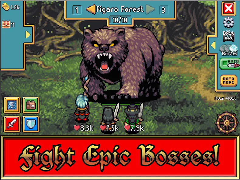 Wizard's Wheel 2: Idle RPG [МОД Меню] Screenshot 2