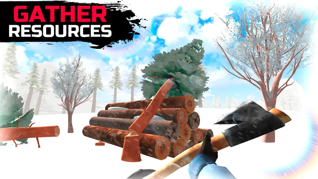 WinterCraft: Survival Forest (ВинтерКрафт) [МОД Unlimited Money] Screenshot 4