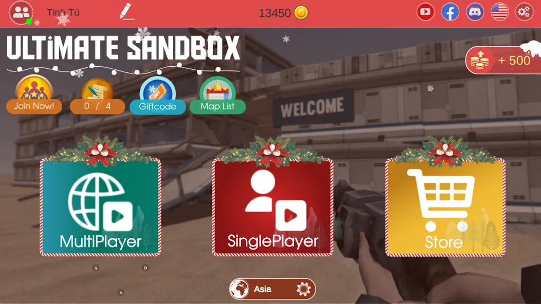 Ultimate Sandbox: Mod Online (Ультимейт Сэндбокс) [МОД Все открыто] Screenshot 1