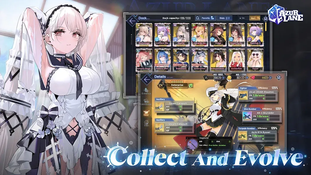 Azur Lane (Азур Лейн) [МОД Все открыто] Screenshot 2