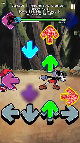 Indie Battle Music Cross Fight (ФНФ Инди Кросс Ван Мод) [МОД Mega Pack] Screenshot 1