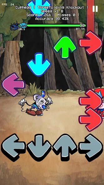 Indie Battle Music Cross Fight (ФНФ Инди Кросс Ван Мод) [МОД Mega Pack] Screenshot 3