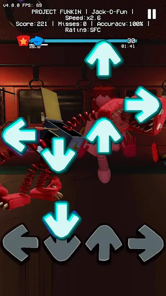 Funk Playtime Music Adventure (Сик Кул Дельтаруне БФ Мод) [МОД Много монет] Screenshot 3