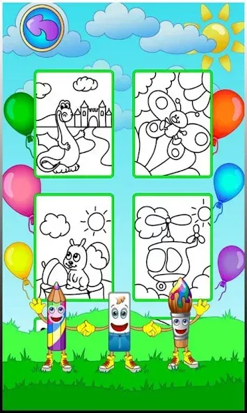 Coloring pages [МОД Меню] Screenshot 2