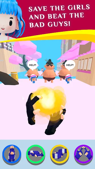 Ninja Hands (Ниндзя Хэндс) [МОД Unlimited Money] Screenshot 3