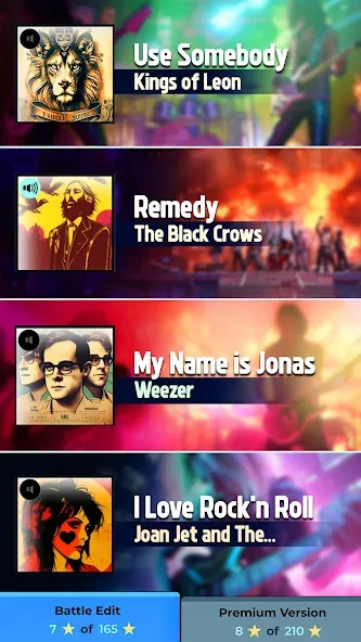 Guitar Band: Rock Battle (Гитарная группа) [МОД Menu] Screenshot 4