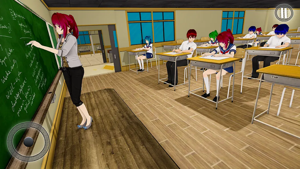 Anime Girl School Teacher 3D [МОД Все открыто] Screenshot 2