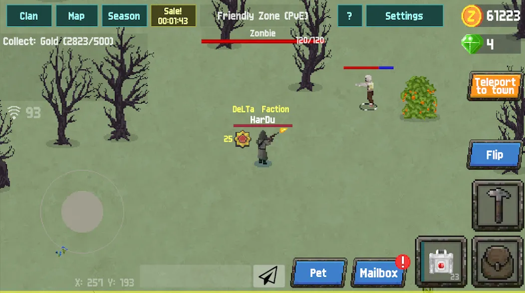 Zombix Online (Зомбикс Онлайн) [МОД Бесконечные деньги] Screenshot 3