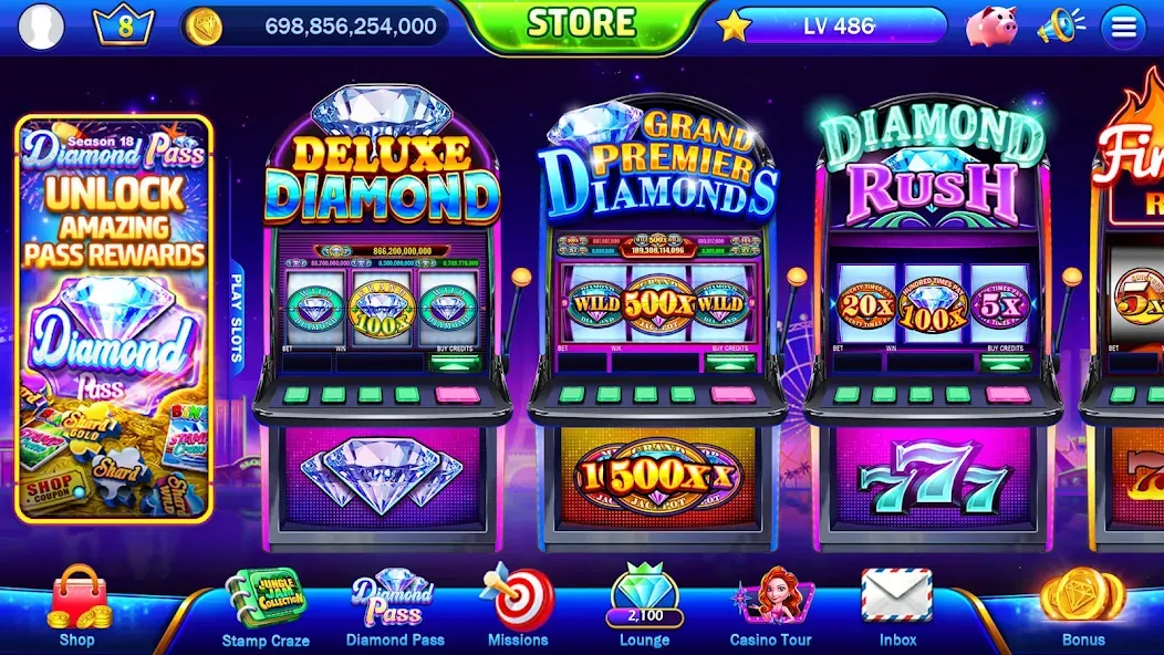 Classic Slots™ - Casino Games (Классические слоты) [МОД Menu] Screenshot 2