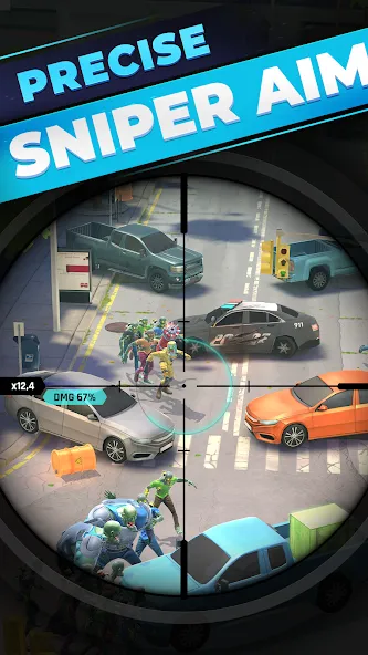 Zombie Horde: Heroes FPS & RPG (Зомби Хорда) [МОД Бесконечные деньги] Screenshot 2