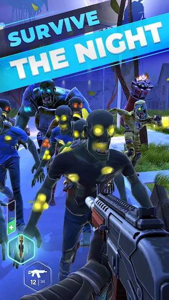 Zombie Horde: Heroes FPS & RPG (Зомби Хорда) [МОД Бесконечные деньги] Screenshot 4