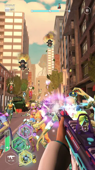 Zombie Horde: Heroes FPS & RPG (Зомби Хорда) [МОД Бесконечные деньги] Screenshot 5