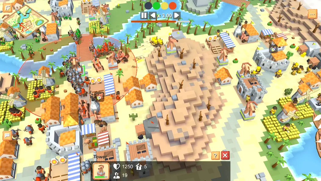 RTS Siege Up! - Medieval War [МОД Бесконечные монеты] Screenshot 5