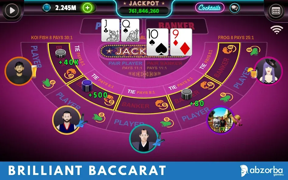 Baccarat (Баккара) [МОД Все открыто] Screenshot 1