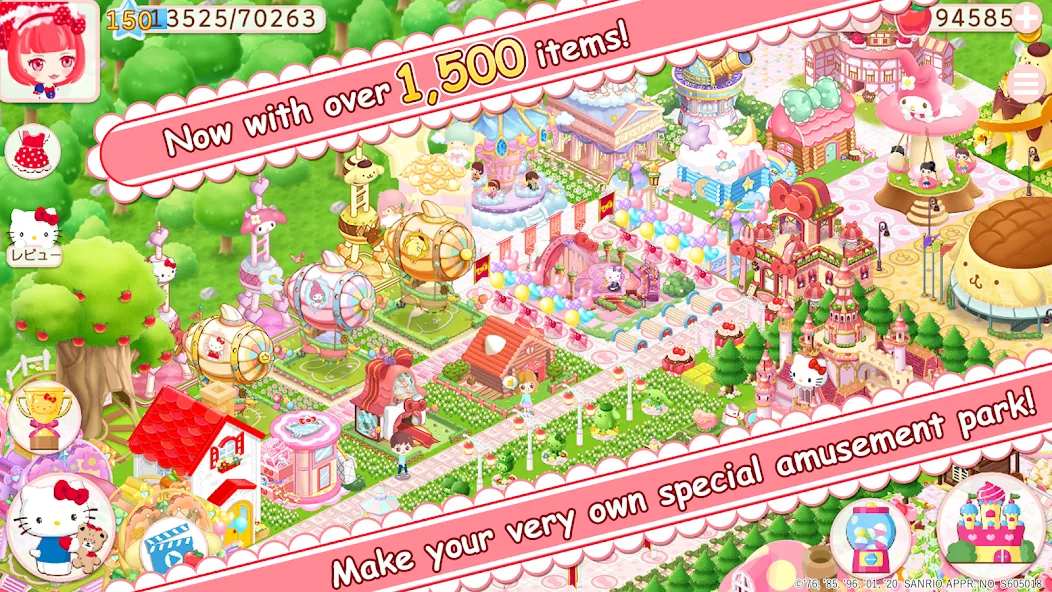 HelloKittyWorld2 Sanrio Kawaii (ХеллоуКиттиВорлд2 Санрио Каваии) [МОД Меню] Screenshot 2