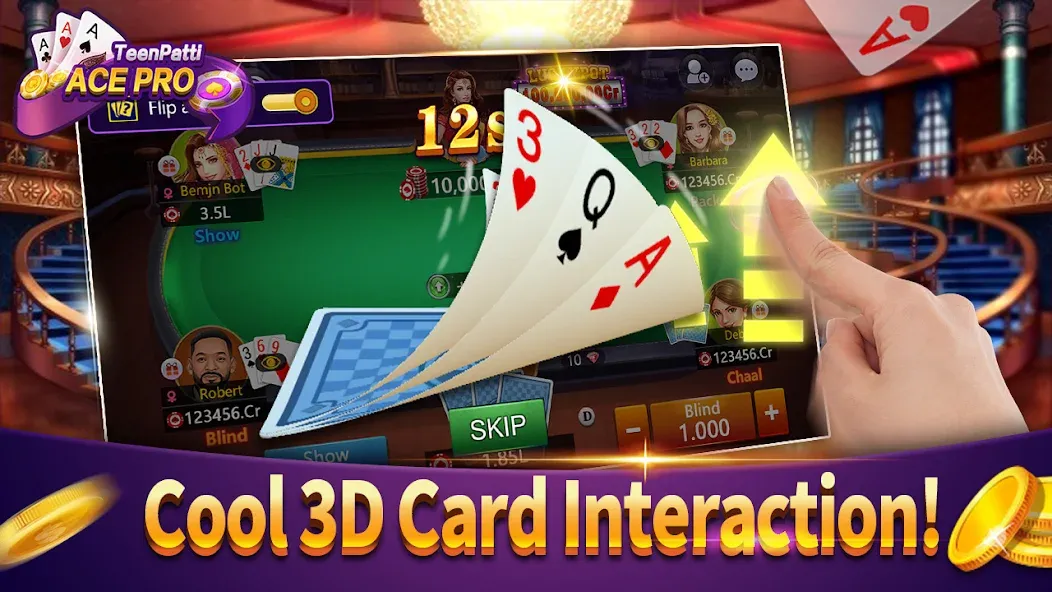 Teenpatti Ace Pro -poker,rummy (Тинпатти Эйс Про) [МОД Все открыто] Screenshot 2