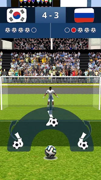 Final Shoot: Penalty-Shootout [МОД Бесконечные деньги] Screenshot 1