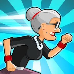 Взлом Angry Gran Run - Running Game (Энгри Гран Ран)  [МОД Mega Pack]