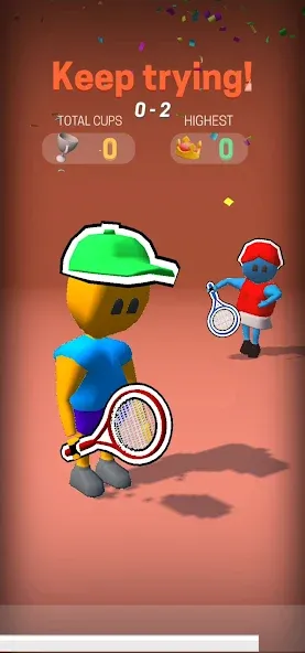 Deuce Hit! (Tennis) [МОД Бесконечные деньги] Screenshot 2