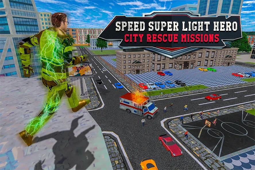 Light Superhero Speed Hero [МОД Бесконечные деньги] Screenshot 5