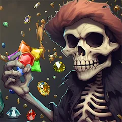 Скачать взлом Jewels Ghost Ship: jewel games (Джуэлз Гост Шип)  [МОД Много денег]