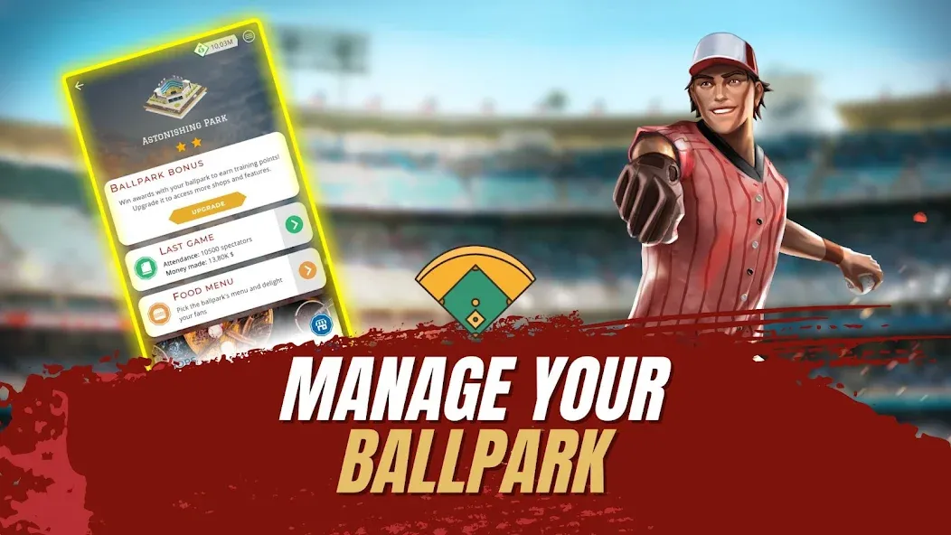 Astonishing Baseball Manager (Астонишинг Бейсбол Менеджер) [МОД Все открыто] Screenshot 4
