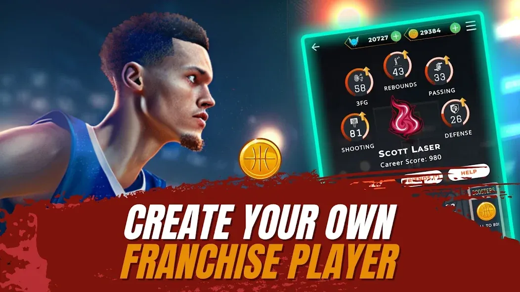 Astonishing Basketball Manager (Удивительный баскетбольный менеджер) [МОД Unlocked] Screenshot 2