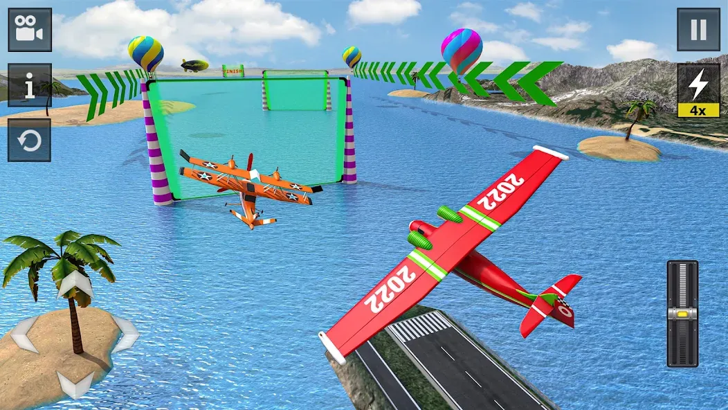 Flight Simulator - Plane Games (Флайт Симулятор) [МОД Mega Pack] Screenshot 3