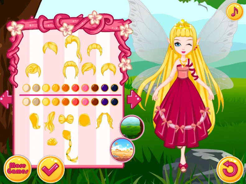 Fairy Dress Up - Girls Games [МОД Меню] Screenshot 1