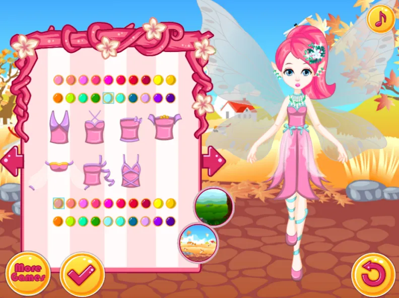 Fairy Dress Up - Girls Games [МОД Меню] Screenshot 2
