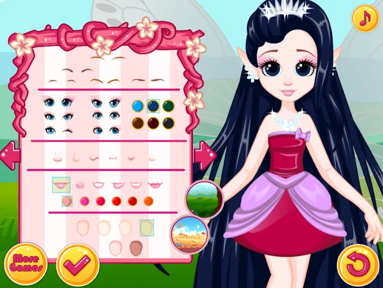 Fairy Dress Up - Girls Games [МОД Меню] Screenshot 3