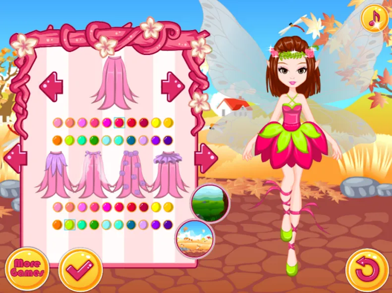 Fairy Dress Up - Girls Games [МОД Меню] Screenshot 4