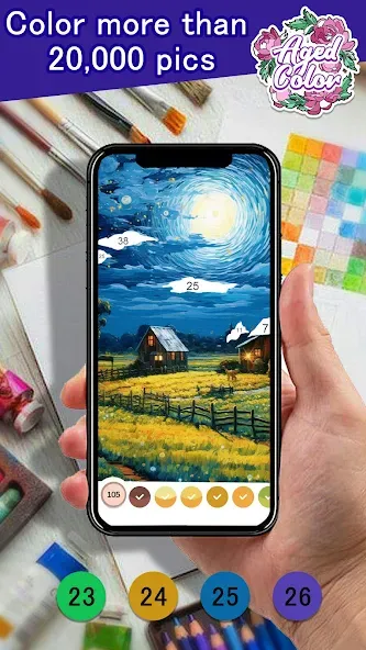 Aged Color (Эйджед Колор) [МОД Бесконечные монеты] Screenshot 1