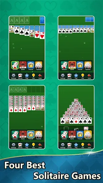 Aged Solitaire Collection [МОД Много денег] Screenshot 1