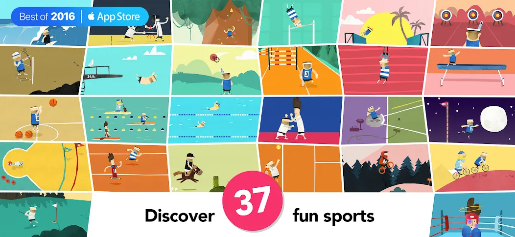 Fiete Sports - 37 Sport Games (Фите Спортс) [МОД Меню] Screenshot 1