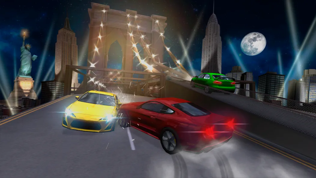 Car Driving Simulator: NY (Симулятор вождения автомобиля) [МОД Много монет] Screenshot 3