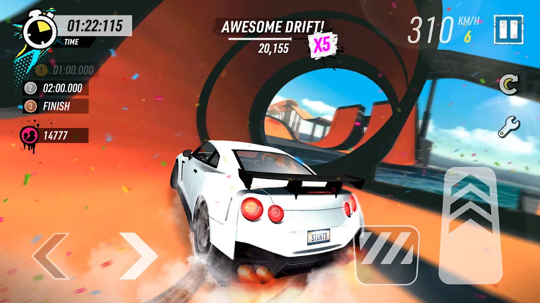 Car Stunt Races: Mega Ramps (Кар Стант Рейсы) [МОД Unlimited Money] Screenshot 1
