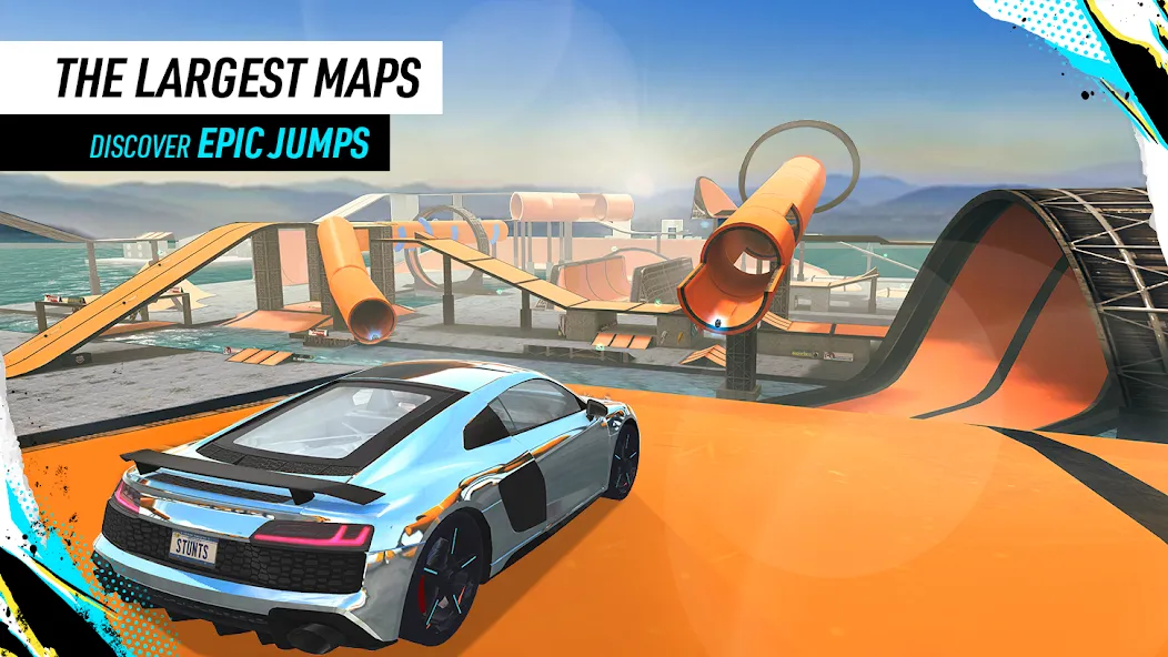 Car Stunt Races: Mega Ramps (Кар Стант Рейсы) [МОД Unlimited Money] Screenshot 3